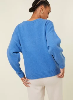 Maison Montagut Pulls>Pull Ample A Poches En Cachemire Melange - Davina