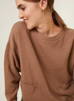 Maison Montagut Pulls>Pull Ample A Poches En Cachemire Melange - Davina