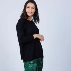 Maison Montagut Pulls>Pull Ample A Poches En Laine Merinos - Beatrice
