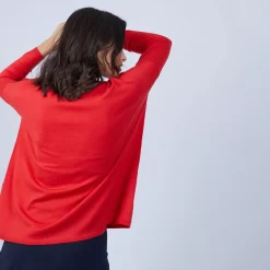 Maison Montagut Pulls>Pull Ample A Poches En Laine Merinos - Beatrice