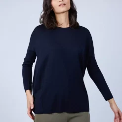 Maison Montagut Pulls>Pull Ample A Poches En Laine Merinos - Beatrice