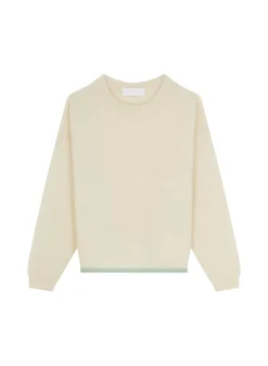 Maison Montagut Pulls>Pull Ample Bicolore En Mohair - Gaby