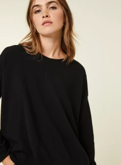 Maison Montagut Pulls>Pull Ample Boutonne A Col Rond En Cachemire - Acene