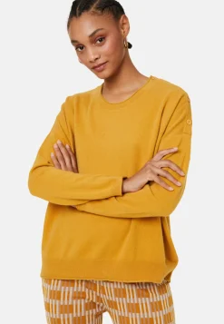 Maison Montagut Pulls>Pull Ample Boutonne A Col Rond En Cachemire - Acene