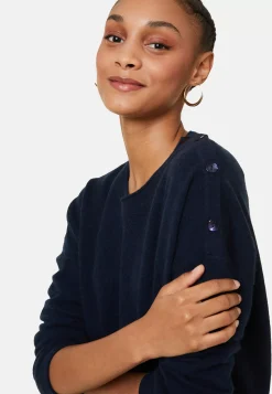 Maison Montagut Pulls>Pull Ample Boutonne A Col Rond En Cachemire - Acene