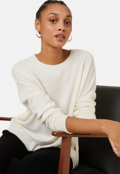 Maison Montagut Pulls>Pull Ample Boutonne A Col Rond En Cachemire - Acene