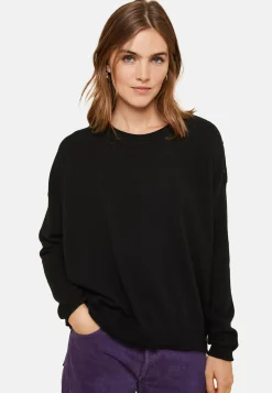Maison Montagut Pulls>Pull Ample Boutonne A Col Rond En Cachemire - Acene