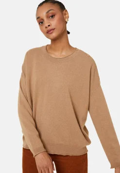 Maison Montagut Pulls>Pull Ample Boutonne A Col Rond En Cachemire - Acene