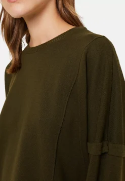 Maison Montagut Pulls>Pull Ample Col Rond En Laine Merinos - Guerande
