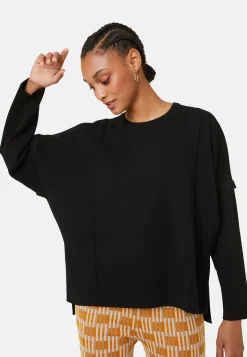 Maison Montagut Pulls>Pull Ample Col Rond En Laine Merinos - Guerande