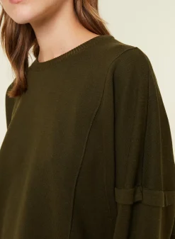 Maison Montagut Pulls>Pull Ample Col Rond En Laine Merinos - Guerande