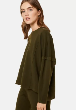 Maison Montagut Pulls>Pull Ample Col Rond En Laine Merinos - Guerande