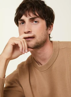 Maison Montagut Pulls>Pull Ample Col Rond En Laine Merinos - Felix