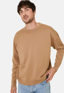 Maison Montagut Pulls>Pull Ample Col Rond En Laine Merinos - Felix
