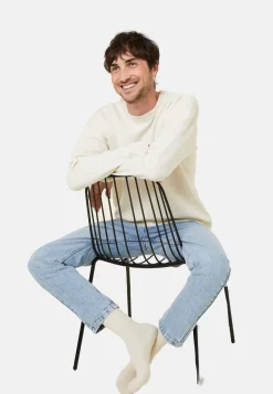 Maison Montagut Pulls>Pull Ample Col Rond En Laine Merinos - Felix