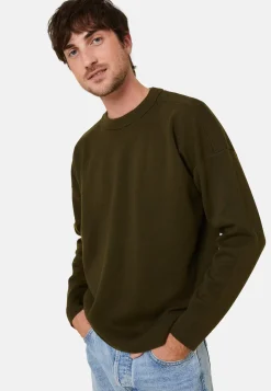 Maison Montagut Pulls>Pull Ample Col Rond En Laine Merinos - Felix