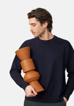 Maison Montagut Pulls>Pull Ample Col Rond En Laine Merinos - Felix