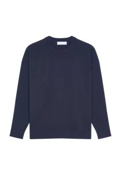 Maison Montagut Pulls>Pull Ample Col Rond En Laine Merinos - Felix