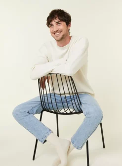 Maison Montagut Pulls>Pull Ample Col Rond En Laine Merinos - Felix