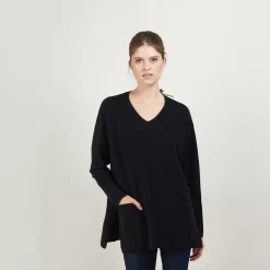 Maison Montagut Pulls>Pull Ample Col V En Cachemire - Belinda