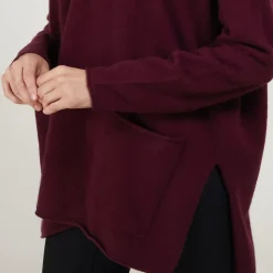 Maison Montagut Pulls>Pull Ample Col V En Cachemire - Belinda