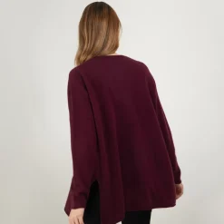Maison Montagut Pulls>Pull Ample Col V En Cachemire - Belinda