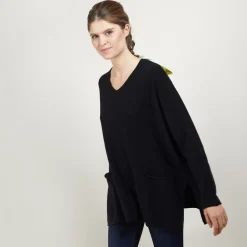 Maison Montagut Pulls>Pull Ample Col V En Cachemire - Belinda