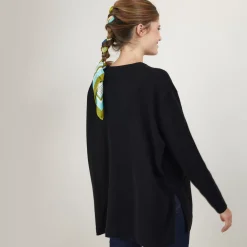 Maison Montagut Pulls>Pull Ample Col V En Cachemire - Belinda