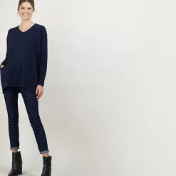 Maison Montagut Pulls>Pull Ample Col V En Cachemire - Belinda