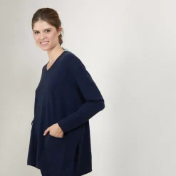 Maison Montagut Pulls>Pull Ample Col V En Cachemire - Belinda