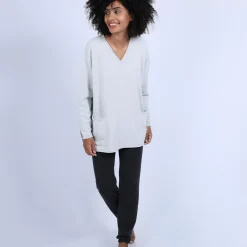 Maison Montagut Pulls>Pull Ample Col V En Cachemire - Olyvia