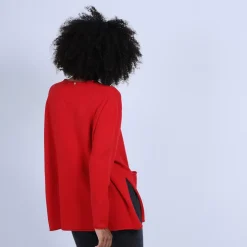 Maison Montagut Pulls>Pull Ample Col V En Cachemire - Olyvia