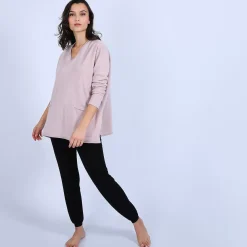 Maison Montagut Pulls>Pull Ample Col V En Cachemire - Olyvia