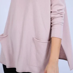 Maison Montagut Pulls>Pull Ample Col V En Cachemire - Olyvia