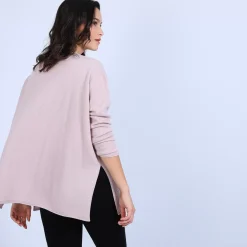 Maison Montagut Pulls>Pull Ample Col V En Cachemire - Olyvia