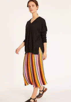 Maison Montagut Pulls>Pull Ample Col V En Coton Bio - Meve