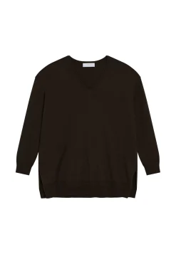 Maison Montagut Pulls>Pull Ample Col V En Coton Bio - Meve