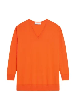 Maison Montagut Pulls>Pull Ample Col V En Coton Bio - Meve