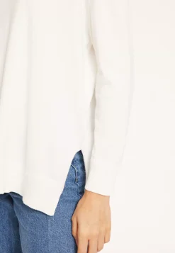Maison Montagut Pulls>Pull Ample Col V En Coton Bio - Meve