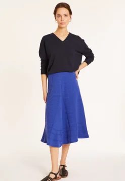 Maison Montagut Pulls>Pull Ample Col V En Coton Bio - Meve