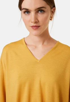 Maison Montagut Pulls>Pull Ample Col V Poches Merinos - Albertine