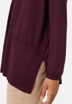 Maison Montagut Pulls>Pull Ample Col V Poches Merinos - Albertine