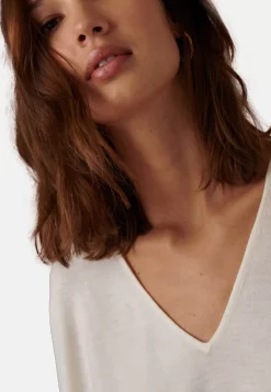 Maison Montagut Pulls>Pull Ample Col V Poches Merinos - Albertine