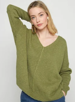 Maison Montagut Pulls>Pull Ample Coton Et Lin - Thalie