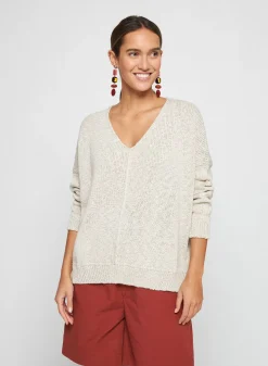 Maison Montagut Pulls>Pull Ample Coton Et Lin - Thalie