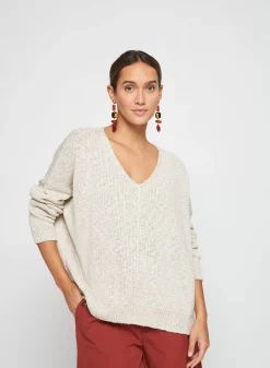 Maison Montagut Pulls>Pull Ample Coton Et Lin - Thalie