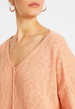 Maison Montagut Pulls>Pull Ample Coton Et Lin - Thalie
