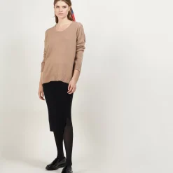 Maison Montagut Pulls>Pull Ample En Cachemire Boutons Epaule - Brook