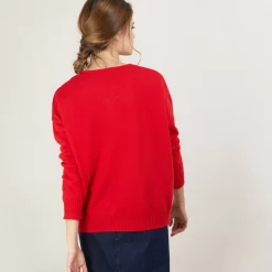 Maison Montagut Pulls>Pull Ample En Cachemire Boutons Epaule - Brook