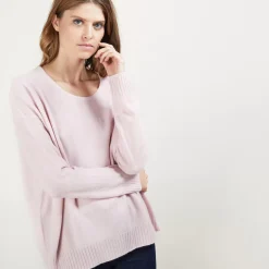 Maison Montagut Pulls>Pull Ample En Cachemire Boutons Epaule - Brook